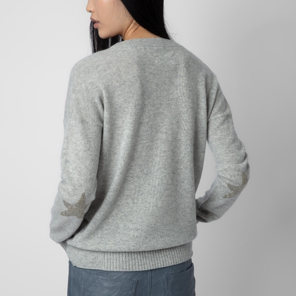 NWOT Zadig & Voltaire Cici Patch Sweater - Picture 3 of 8